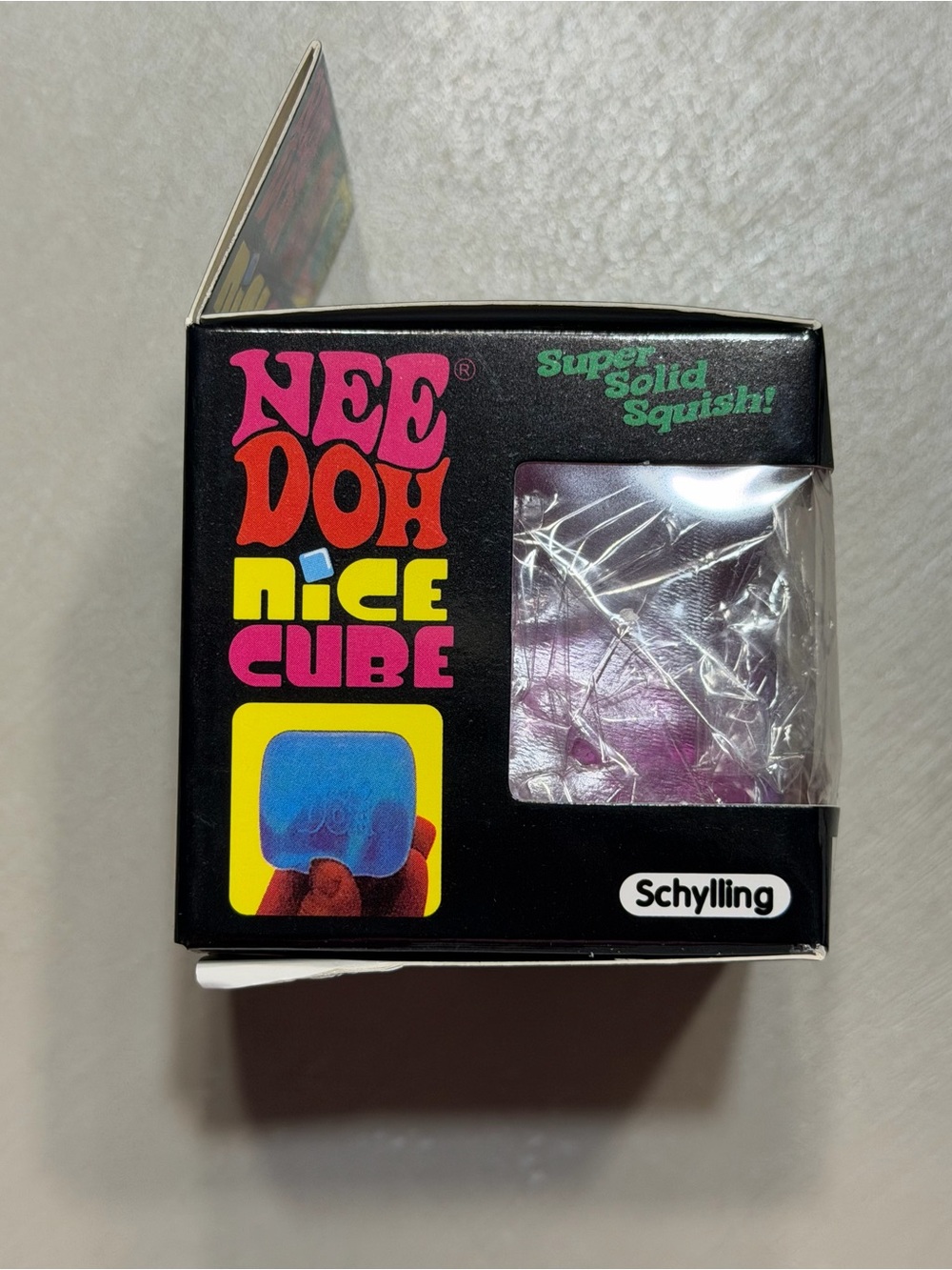 Needoh Rainbow Iridescent Cube Super Solid Squish - Picture 3 of 6